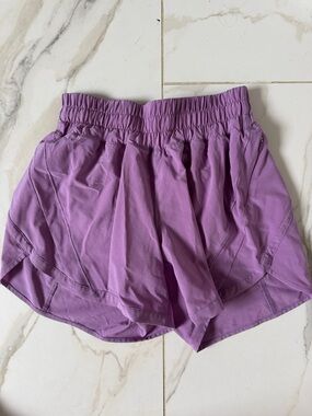 lululemon athletica Purple Athletic Shorts Track that 5in
